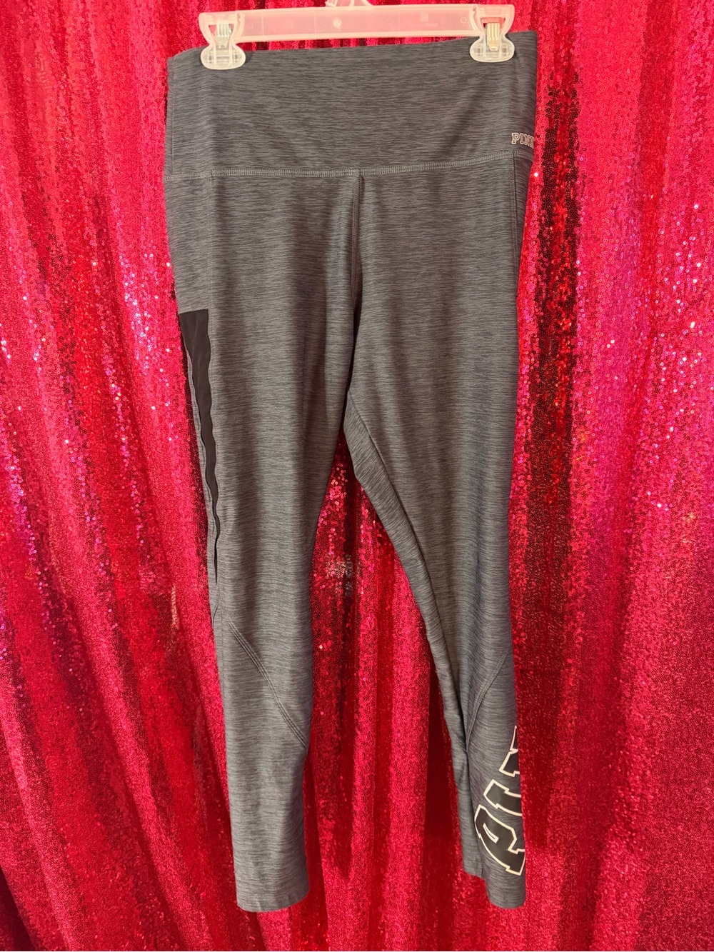 Victoria's Secret PINK Ultimate High Waist Pocket Legging Gray Large
